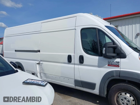 2018 Ram ProMaster Cargo with VIN 3C6URVJG9JE153637, listed as a IAAI auction lot 41877822 with 73,489 mi miles. Bid and sale history available at carsss.com. Image 14.