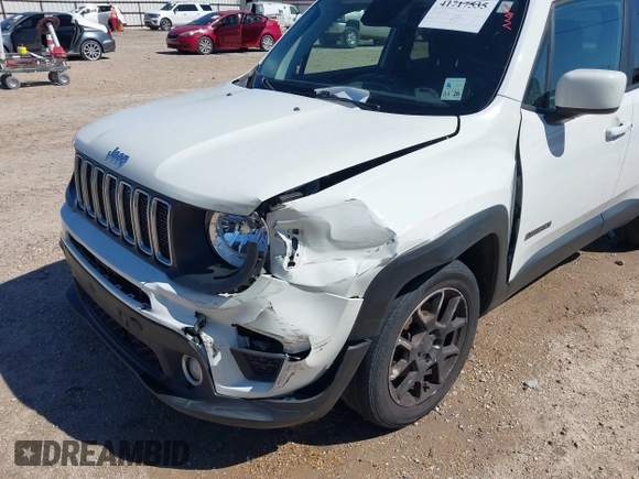 2019 Jeep Renegade Latitude with VIN ZACNJABB0KPK02371, listed as a IAAI auction lot 41717535 with 104,797 mi miles and . Bid and sale history available at DreamBid. Image 6.