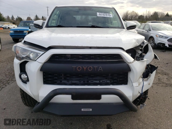 2018 Toyota 4Runner SR5 with VIN JTEBU5JR7J5513950, listed as a Copart auction lot 44197815 with 115,427 mi miles and Salvage Title. Bid and sale history available at carsss.com. Image 5.