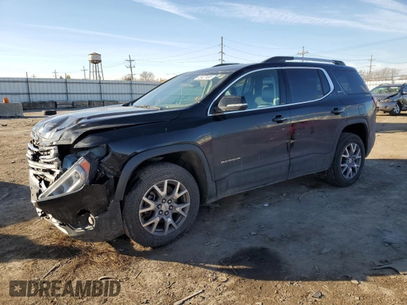2020 GMC Acadia SLT with VIN 1GKKNMLS7LZ117853, listed as a Copart auction lot 43427465 with 109,962 mi miles and Salvage Title. Bid and sale history available at DreamBid. Image 1.