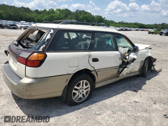 2004 Subaru Legacy Outback with VIN 4S3BH675447631188, listed as a Copart auction lot 54747705 with Not provided miles and Salvage title. Bid and sale history available at DreamBid. Image 3.