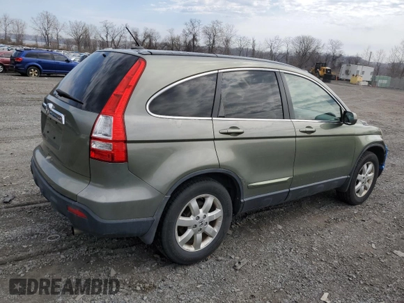 2007 Honda CR-V EX-L with VIN JHLRE48727C084402, listed as a Copart auction lot 52412135 with 177,215 mi miles and Salvage Title. Bid and sale history available at carsss.com. Image 3.