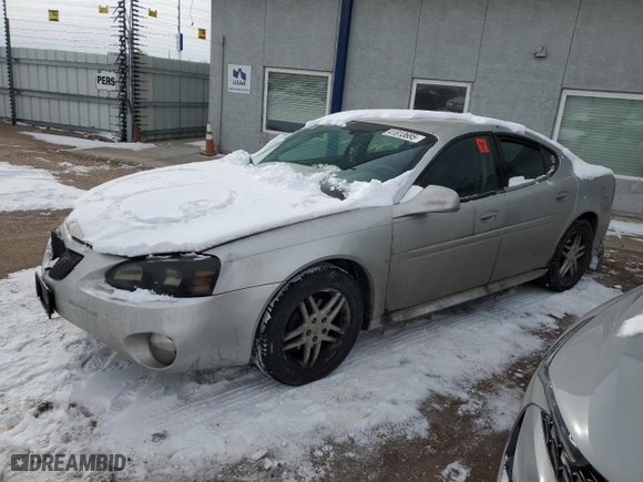 2007 Pontiac Grand Prix GT with VIN 2G2WR554671204832, listed as a Copart auction lot 41813685 with 0 mi miles and Salvage Title. Bid and sale history available at carsss.com. Image 1.