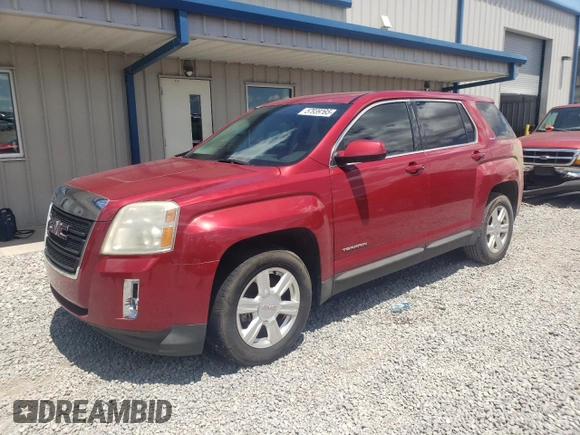 2014 GMC Terrain SLE with VIN 2GKALMEK1E6321321, listed as a Copart auction lot 57939185 with Not provided miles and Salvage title. Bid and sale history available at DreamBid. Image 1.