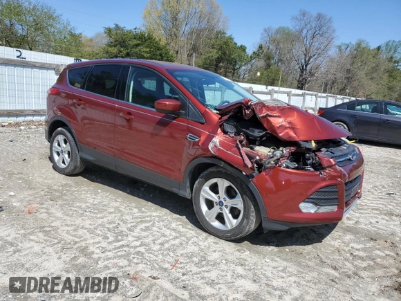 2015 Ford Escape SE with VIN 1FMCU0GX7FUC41765, listed as a Copart auction lot 52142305 with 79,684 mi miles and Salvage Title. Bid and sale history available at DreamBid. Image 4.
