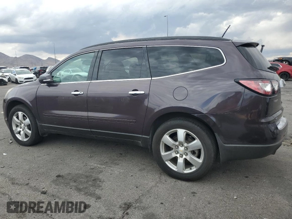 2016 Chevrolet Traverse LTZ z VIN 1GNKVJKD5GJ198294, wystawiony jako Copart lot #56007175 z przebiegiem 106 561 mil mil oraz Czysty tytuł • Clean title. Historia ofert i sprzedaży dostępna na DreamBid. Obrazek 2.