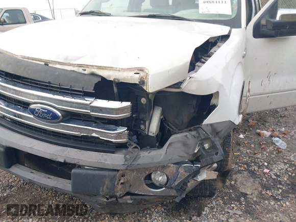 2013 Ford F-150 XL with VIN 1FTFW1CF2DFB40942, listed as a IAAI auction lot 40884111 with 266,063 mi miles and . Bid and sale history available at DreamBid. Image 6.