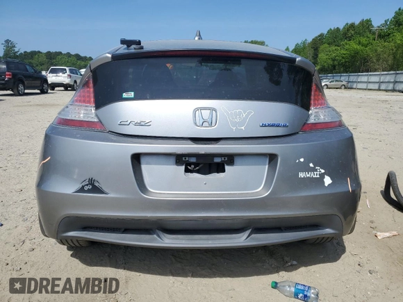 2012 Honda CR-Z EX with VIN JHMZF1D6XCS004834, listed as a Copart auction lot 53790365 with 109,828 mi miles and Salvage title. Bid and sale history available at DreamBid. Image 6.