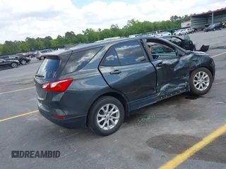 2020 Chevrolet Equinox LS with VIN 3GNAXHEV5LS669386, listed as a IAAI auction lot 41982257 with 65,093 mi miles and . Bid and sale history available at DreamBid. Image 4.