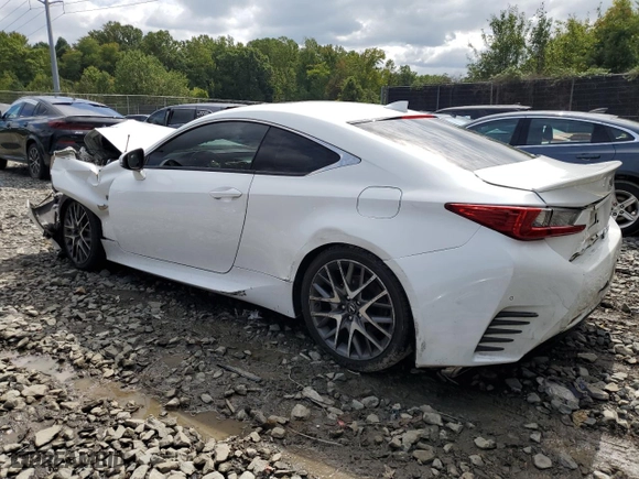 2016 Lexus RC 300 with VIN JTHSM5BC1G5001610, listed as a Copart auction lot 71563064 with NaN miles and Salvage Title. Bid and sale history available at carsss.com. Image 2.