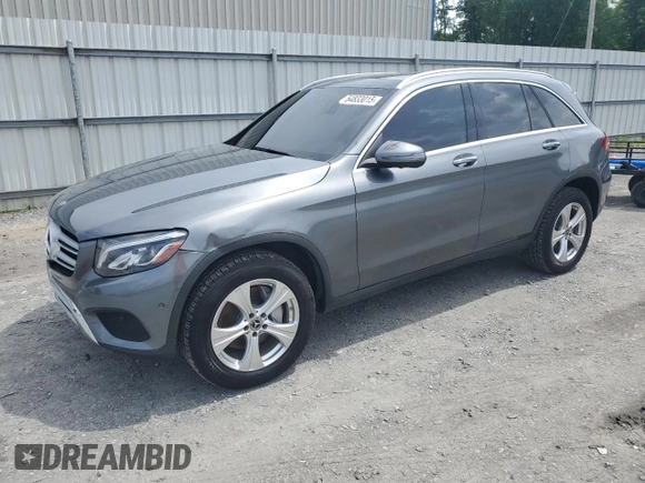 2018 Mercedes-Benz GLC with VIN WDC0G4JB3JF413316, listed as a Copart auction lot 54833015 with 120,246 mi miles and Clean Title. Bid and sale history available at carsss.com. Image 1.