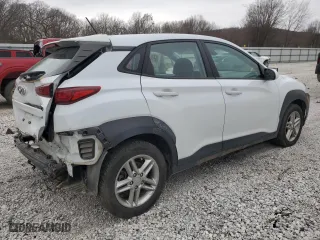 2021 Hyundai Kona SE with VIN KM8K1CAA2MU642731, listed as a Copart auction lot 46622875 with 85,846 mi miles and Salvage Title. Bid and sale history available at carsss.com. Image 3.