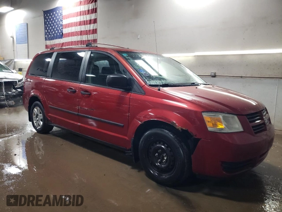 2008 Dodge Grand Caravan SE with VIN 1D8HN44H48B122356, listed as a Copart auction lot 85384614 with 130,229 mi miles and Salvage Title. Bid and sale history available at DreamBid. Image 4.