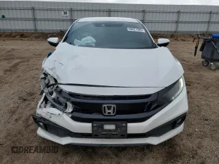 2019 Honda Civic Sedan Sport with VIN 2HGFC2F81KH542637, listed as a Copart auction lot 49427385 with 80,025 mi miles and Salvage Title. Bid and sale history available at carsss.com. Image 5.
