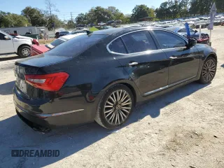 2014 Kia Cadenza Premium with VIN KNALN4D71E5121091, listed as a Copart auction lot 82902324 with 205,042 mi miles and Clean Title. Bid and sale history available at carsss.com. Image 3.
