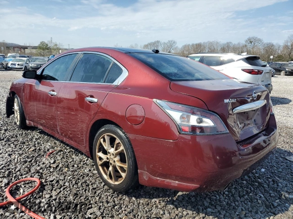 2012 Nissan Maxima SV z VIN 1N4AA5APXCC840158, wystawiony jako Copart lot #44621325 z przebiegiem Nie podano mil oraz Szkoda całkowita • Salvage title. Historia ofert i sprzedaży dostępna na DreamBid. Obrazek 2.