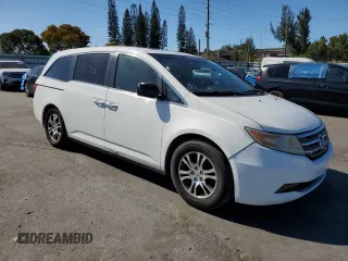 2012 Honda Odyssey EX-L with VIN 5FNRL5H6XCB146495, listed as a Copart auction lot 50057005 with 314,661 mi miles and Clean Title. Bid and sale history available at carsss.com. Image 4.