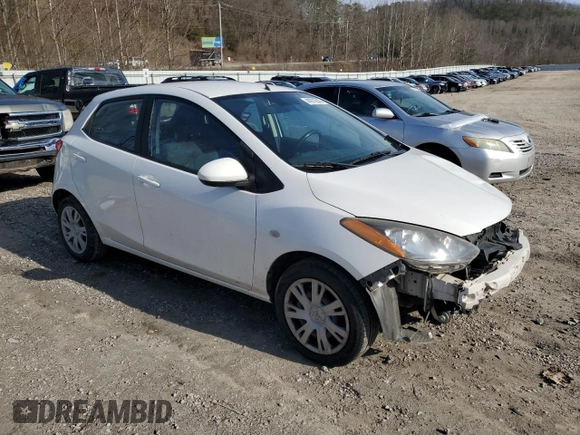 2012 Mazda 2 Sport with VIN JM1DE1KY0C0144373, listed as a Copart auction lot 44612845 with 162,823 mi miles and Salvage Title. Bid and sale history available at DreamBid. Image 4.
