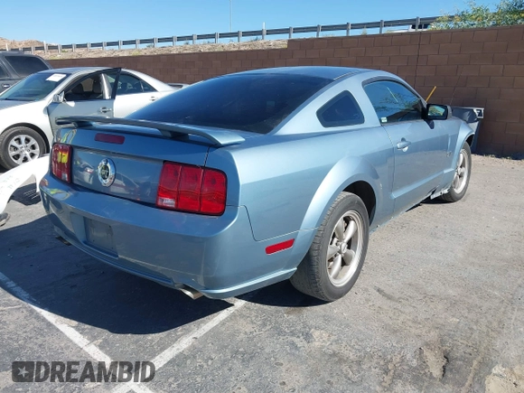 2006 Ford Mustang GT Deluxe with VIN 1ZVHT82H865256343, listed as a IAAI auction lot 42550238 with 153,700 mi miles and . Bid and sale history available at DreamBid. Image 4.