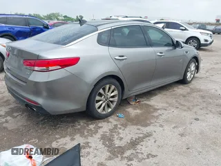2017 Kia Optima EX with VIN 5XXGU4L35HG121651, listed as a IAAI auction lot 42155324 with 204,302 mi miles and . Bid and sale history available at DreamBid. Image 4.