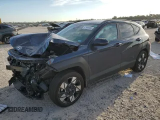 2024 Hyundai Kona SEL with VIN KM8HB3AB4RU046429, listed as a Copart auction lot 67695904 with 9,300 mi miles and Salvage Title. Bid and sale history available at carsss.com. Image 1.