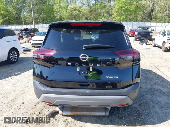 2022 Nissan Rogue SV with VIN 5N1BT3BB2NC691761, listed as a IAAI auction lot 41999858 with 47,892 mi miles and . Bid and sale history available at DreamBid. Image 17.