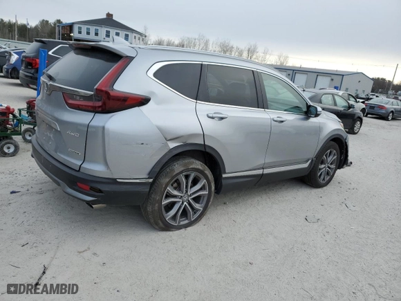 2021 Honda CR-V Touring with VIN 2HKRW2H9XMH625941, listed as a Copart auction lot 87547675 with 51,695 mi miles and Salvage Title. Bid and sale history available at carsss.com. Image 3.