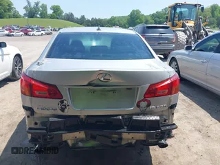 2008 Lexus IS 250 with VIN JTHBK262085065063, listed as a IAAI auction lot 42142865 with 277,892 mi miles. Bid and sale history available at carsss.com. Image 6.