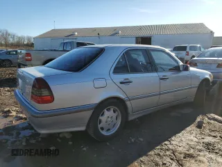 1999 Mercedes-Benz C 230/260/280/320 with VIN WDBHA24GXXA801766, listed as a Copart auction lot 42982255 with 146,774 mi miles and Salvage Title. Bid and sale history available at carsss.com. Image 3.
