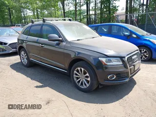 2015 Audi Q5 Premium Plus with VIN WA1LFAFP1FA130274, listed as a IAAI auction lot 42180225 with 101,758 mi miles and . Bid and sale history available at DreamBid. Image 1.