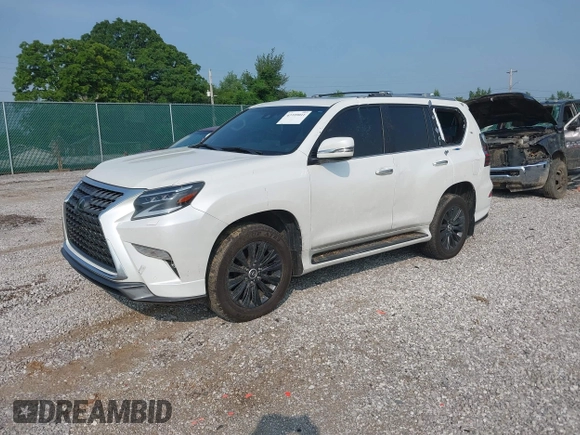 2023 Lexus GX 460 Luxury with VIN JTJGM7BX2P5361715, listed as a IAAI auction lot 42395011 with 25,629 mi miles and . Bid and sale history available at DreamBid. Image 2.