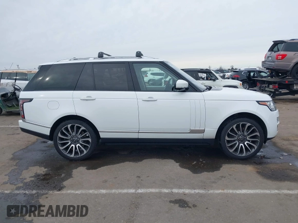 2015 Land Rover Range Rover Autobiography with VIN SALGV2TF3FA213189, listed as a IAAI auction lot 41557954 with 116,427 mi miles and . Bid and sale history available at DreamBid. Image 13.