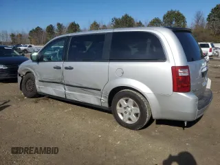 2008 Dodge Grand Caravan SE with VIN 2D8HN44H08R124476, listed as a Copart auction lot 42181255 with 191,455 mi miles and Salvage Title. Bid and sale history available at DreamBid. Image 2.