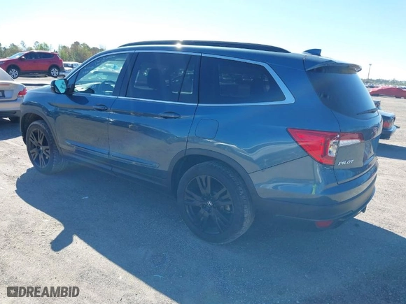 2021 Honda Pilot Special Edition with VIN 5FNYF5H27MB041981, listed as a IAAI auction lot 41789990 with 37,405 mi miles. Bid and sale history available at carsss.com. Image 3.