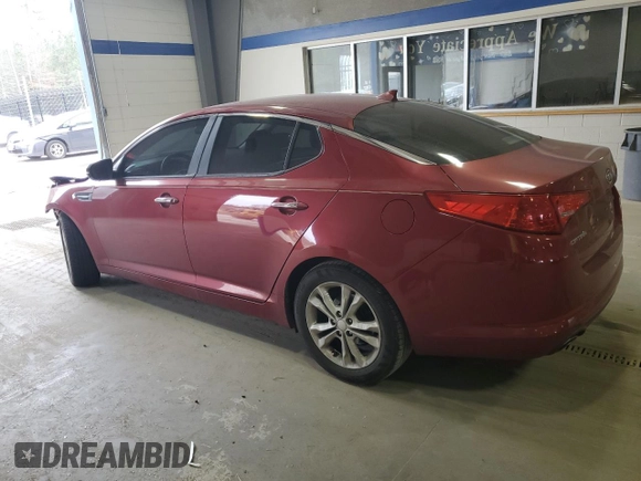 2012 Kia Optima LX with VIN 5XXGM4A73CG078569, listed as a Copart auction lot 49129255 with 157,892 mi miles and Salvage Title. Bid and sale history available at carsss.com. Image 2.
