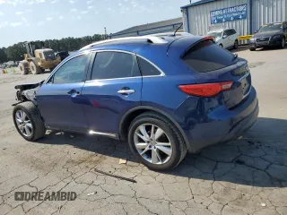 2015 Infiniti QX70 z VIN JN8CS1MU2FM380734, wystawiony jako Copart lot #76012944 z przebiegiem 173 813 mil mil oraz Szkoda całkowita • Salvage title. Historia ofert i sprzedaży dostępna na DreamBid. Obrazek 2.