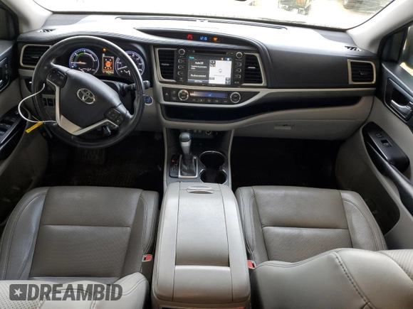 2018 Toyota Highlander Hybrid Limited with VIN 5TDDGRFH7JS041481, listed as a Copart auction lot 41829725 with 142,796 mi miles and Salvage title. Bid and sale history available at DreamBid. Image 8.