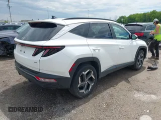 2023 Hyundai Tucson SEL with VIN 5NMJFCAE4PH255890, listed as a IAAI auction lot 42377625 with 42,704 mi miles and . Bid and sale history available at DreamBid. Image 4.