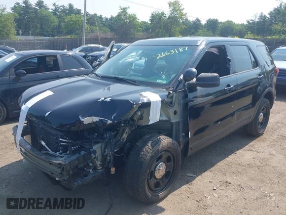 2017 Ford Police Interceptor Utility with VIN 1FM5K8AR3HGA13237, listed as a IAAI auction lot 42663187 with 110,687 mi miles and . Bid and sale history available at DreamBid. Image 18.