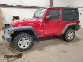 2012 Jeep Wrangler Sport with VIN 1C4AJWAG5CL213559, listed as a Copart auction lot 43071195 with Not provided miles and Salvage title. Bid and sale history available at DreamBid. Image 1.