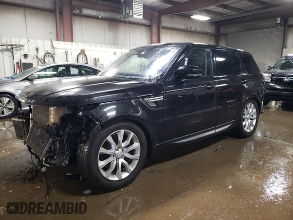 2017 Land Rover Range Rover Sport HSE with VIN SALWR2FV8HA145672, listed as a Copart auction lot 45575855 with 97,897 mi miles and Non Repairable. Bid and sale history available at carsss.com. Image 1.