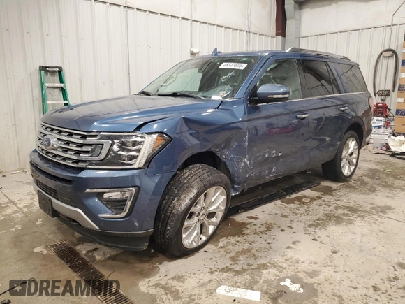 2019 Ford Expedition Limited with VIN 1FMJU2AT4KEA70440, listed as a Copart auction lot 46541605 with 93,302 mi miles and Non Repairable. Bid and sale history available at carsss.com. Image 1.