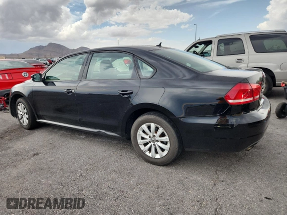 2013 Volkswagen Passat S with VIN 1VWAP7A31DC052322, listed as a Copart auction lot 59545255 with 140,760 mi miles and Salvage title. Bid and sale history available at DreamBid. Image 2.