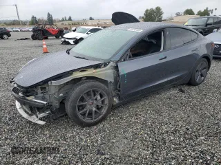 2022 Tesla Model 3 Long Range with VIN 5YJ3E1EB1NF112040, listed as a Copart auction lot 48695485 with 51,683 mi miles and Salvage Title. Bid and sale history available at DreamBid. Image 1.