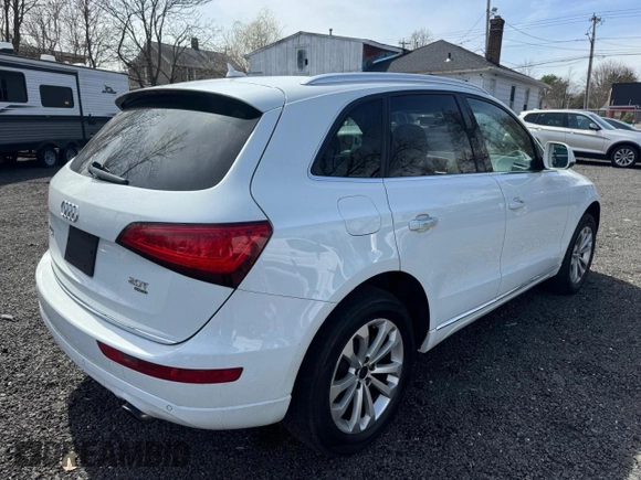 2015 Audi Q5 Premium Plus with VIN WA1LFAFP9FA04742, listed as a Copart auction lot 56562365 with 180,335 mi miles and Clean title. Bid and sale history available at DreamBid. Image 4.