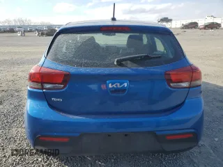 2022 Kia Rio S with VIN 3KPA25AD1NE437713, listed as a Copart auction lot 89347655 with 27,188 mi miles and Salvage Title. Bid and sale history available at DreamBid. Image 6.