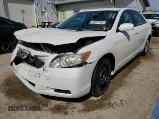 2007 Toyota Camry CE with VIN 4T1BE46K07U604964, listed as a Copart auction lot 50097195 with 258,073 mi miles and Salvage Title. Bid and sale history available at carsss.com. Image 1.