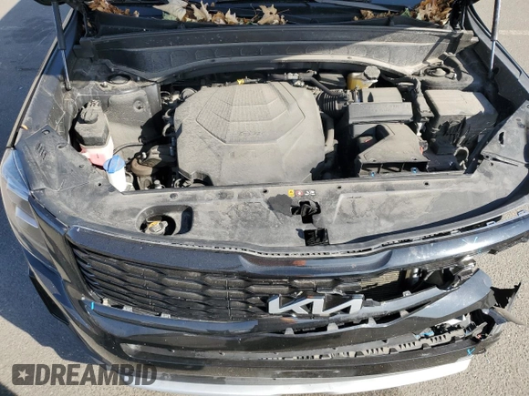 2022 Kia Telluride EX with VIN 5XYP3DHC6NG298728, listed as a Copart auction lot 77113074 with 27,690 mi miles and Salvage title. Bid and sale history available at DreamBid. Image 12.