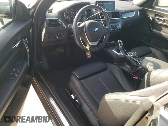 2019 BMW 2 Series 230i with VIN WBA2M7C59K7D34454, listed as a Copart auction lot 68233543 with 21,923 mi miles. Bid and sale history available at carsss.com. Image 8.