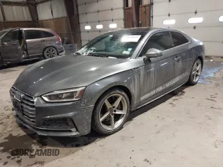 2018 Audi A5 Premium Plus with VIN WAUTNAF50JA011354, listed as a IAAI auction lot 41396659 with 74,936 mi miles and . Bid and sale history available at DreamBid. Image 17.